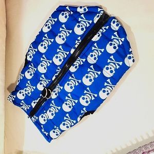 Drooling Dog Skull & Bone Parka Jacket sz M NWoT